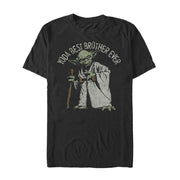 Men's Star Wars Yoda Best Brother Ever  Adult T-Shirt