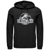 Men's Jurassic Park Vintage Logo  Adult Pull Over Hoodie