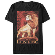 Men's Lion King Simba Art  Adult T-Shirt