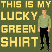 Men's Star Trek St. Patrick's Day Kirk This is my Lucky Green Shirt  Adult T-Shirt