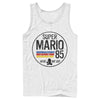 Men's Nintendo Super Mario Retro Rainbow Ring  Adult Tank Top