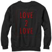 Men's Lost Gods Love Love  Adult Sweatshirt