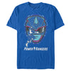 Men's Power Rangers Blue Ranger Hero  Adult T-Shirt