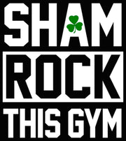 Men's Lost Gods St. Patrick's Day Sham Rock this Gym  Adult Tank Top