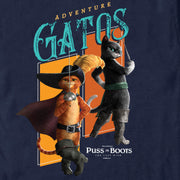 Men's Puss in Boots: The Last Wish Adventure Gatos  Adult T-Shirt