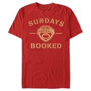 Men's ESPN Sundays Booked Gold  Adult T-Shirt