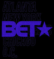 Men's BET American City Stack Logo  Adult T-Shirt