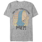 Men's Beavis and Butt-Head Cornholio Are You Threatening Me  Adult T-Shirt