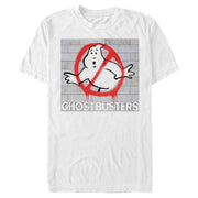 Men's Ghostbusters Brick Spray Logo  Adult T-Shirt