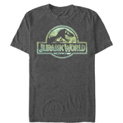 Men's Jurassic World Logo Tie Dye Print  Adult T-Shirt