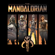 Men's Star Wars: The Mandalorian Character Panel  Adult T-Shirt