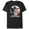 Men's Star Wars The Force Awakens Kylo Ren Flametrooper Lightsaber  Adult T-Shirt