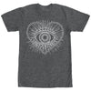 Men's Lost Gods Heart Eye  Adult T-Shirt