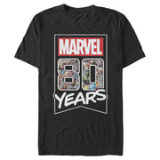 Men's Marvel 80 Years Logo  Adult T-Shirt