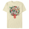 Men's Mickey & Friends Christmas Group Shot Wreath  Adult T-Shirt