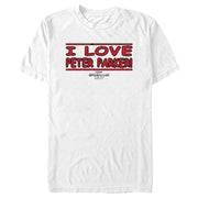 Men's Marvel Spider-Man: No Way Home I Love Peter Parker  Adult T-Shirt