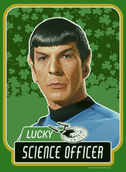 Men's Star Trek: The Original Series St. Patrick's Day Spock Lucky Science Officer  Adult Sweatshirt