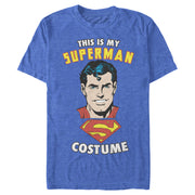 Men's Superman This is My Hero Costume  Adult T-Shirt