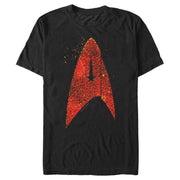 Men's Star Trek: Discovery Starfleet On Fire  Adult T-Shirt