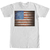 Men's Lost Gods Wooden American Flag  Adult T-Shirt