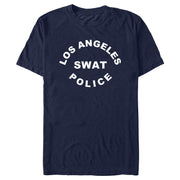 Men's LAPD Los Angeles SWAT Police in White  Adult T-Shirt