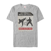 Men's Marvel Martial Arts Sensei Wing Ad  Adult T-Shirt