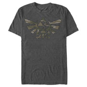 Men's Nintendo Legend of Zelda Triforce Camouflage Print  Adult T-Shirt