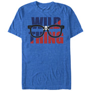 Men's Lost Gods Wild Thing Nerd Glasses  Adult T-Shirt