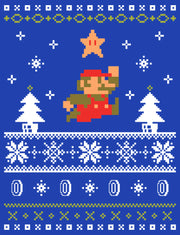 Men's Nintendo Mario Ugly Christmas Sweater  Adult Sweatshirt