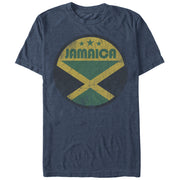 Men's Lost Gods Jamaica Flag Circle  Adult T-Shirt