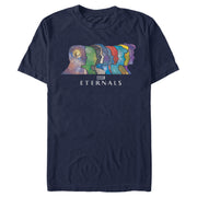 Men's Marvel Eternals Silhouettes  Adult T-Shirt