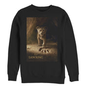 Men's Lion King Simba Paw Movie Poster  Adult Sweatshirt