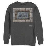 Men's Nintendo Legend of Zelda Link's Awakening Whale Stone Tablet  Adult Sweatshirt