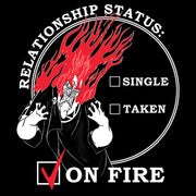 Men's Hercules Hades Valentine's Day Status, ON FIRE!  Adult T-Shirt