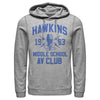 Men's Stranger Things Hawkins AV Club 1983  Adult Pull Over Hoodie