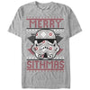 Men's Star Wars Christmas Merry Sithmas  Adult T-Shirt