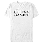 Men's The Queen's Gambit White Logo  Adult T-Shirt