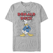 Men's Mickey & Friends Donald Duck Original Art  Adult T-Shirt