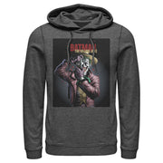 Men's Batman Joker Camera Poster  Adult Pull Over Hoodie