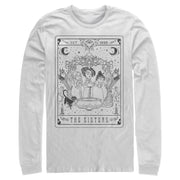 Men's Disney Hocus Pocus Sanderson Sister Tarot Card  Adult Long Sleeve Shirt