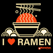 Men's Maruchan I Heart Ramen  Adult T-Shirt