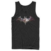 Men's Batman Logo Geometric Wing  Adult Tank Top