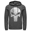 Men's Marvel Punisher Retro Skull Symbol  Adult Pull Over Hoodie