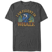 Men's Finding Dory I am Fluent in Whale  Adult T-Shirt