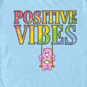 Men's Care Bears Positive Vibes Cheer  Adult T-Shirt