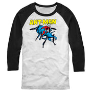 Men's Marvel Ant-Man Vintage Ant Rider Cartoon  Adult Baseball Tee