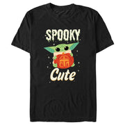 Men's Star Wars: The Mandalorian Halloween Grogu Spooky Cute Pumpkin  Adult T-Shirt