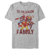 Men's Marvel Christmas Season for Family  Adult T-Shirt