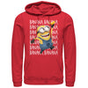 Men's Despicable Me Minions Repeat  Adult Pull Over Hoodie