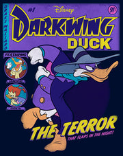 Men's Darkwing Duck Comic Cover  Adult Long Sleeve Shirt